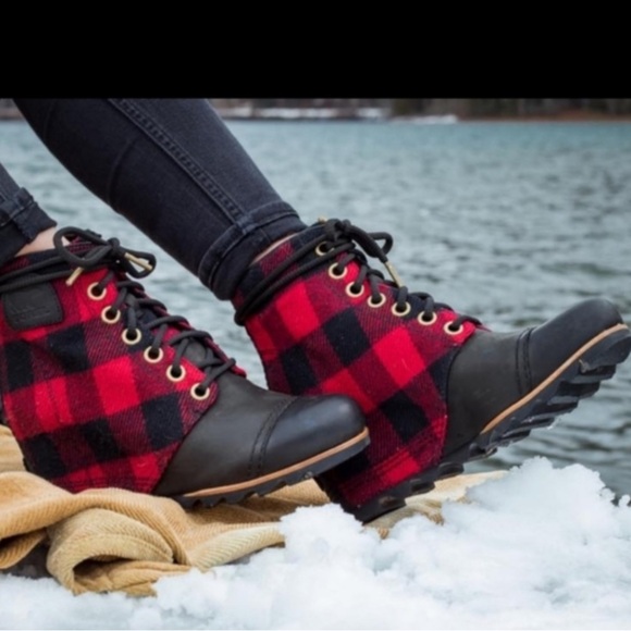 Sorel Shoes - Sorel Women's Pdx Buffalo Plaid Wedge Ankle Boots